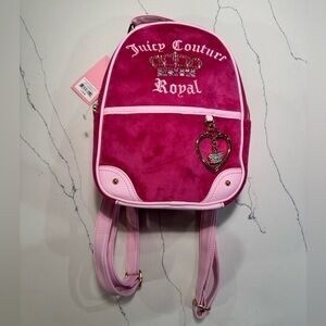 Juicy Couture Fuchsia and Light Pink Backpack